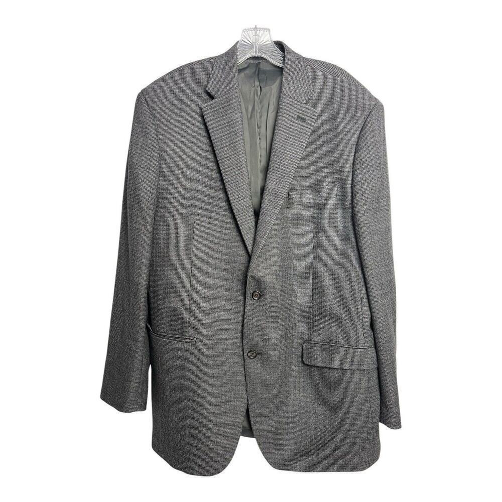 Lauren Ralph Lauren Sport Coat 44L Herringbone Lambswool Blazer